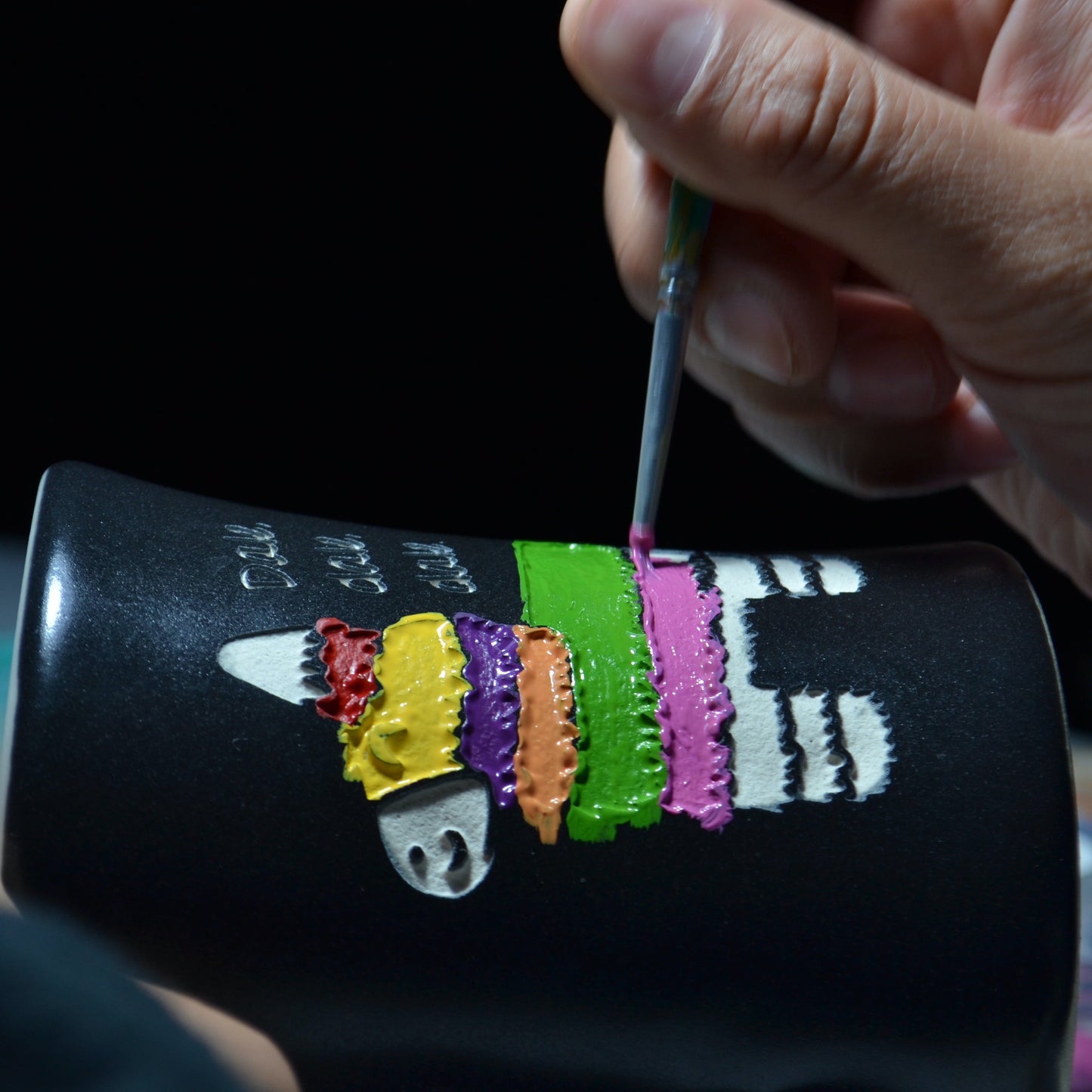 Taza Mexicana Artesanal Piñata Burro