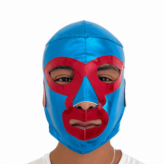 Mexican Luchador Masks | Unique Twist on Tradition, Shimmering Elegance, Sleek Style | Vibrant El Gringo Wrestling Mask