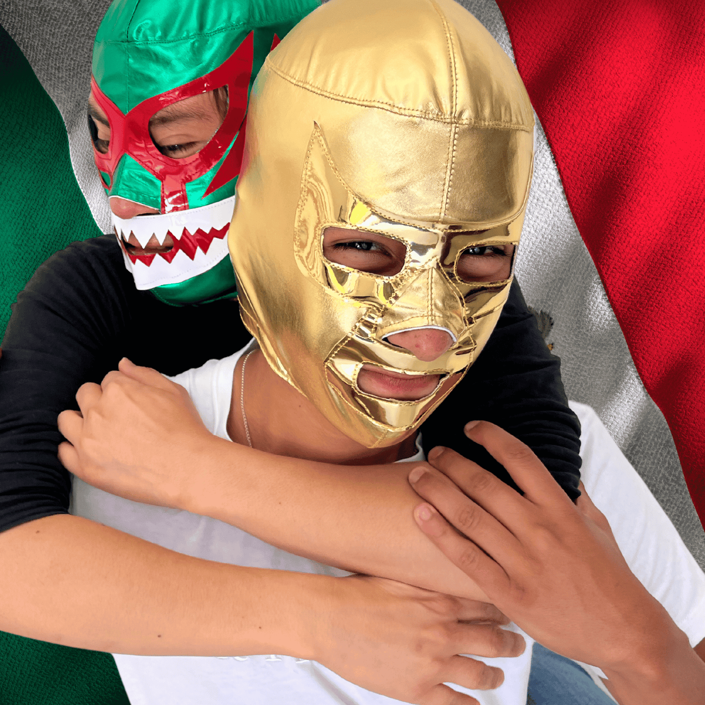 Mexican Luchador Masks | Unique Twist on Tradition, Shimmering Elegance, Sleek Style | Vibrant El Plateado Wrestling Mask