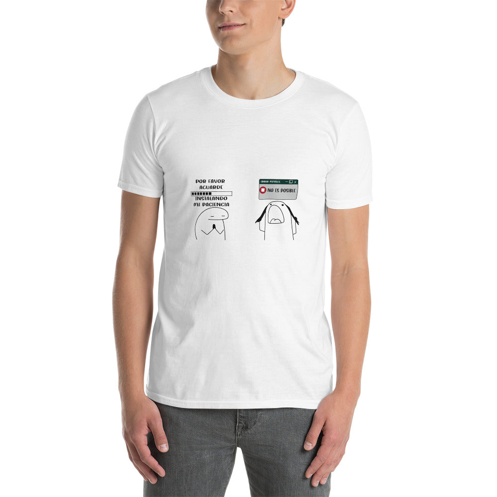 Flork Instalando Mi Paciencia  Playera Meme