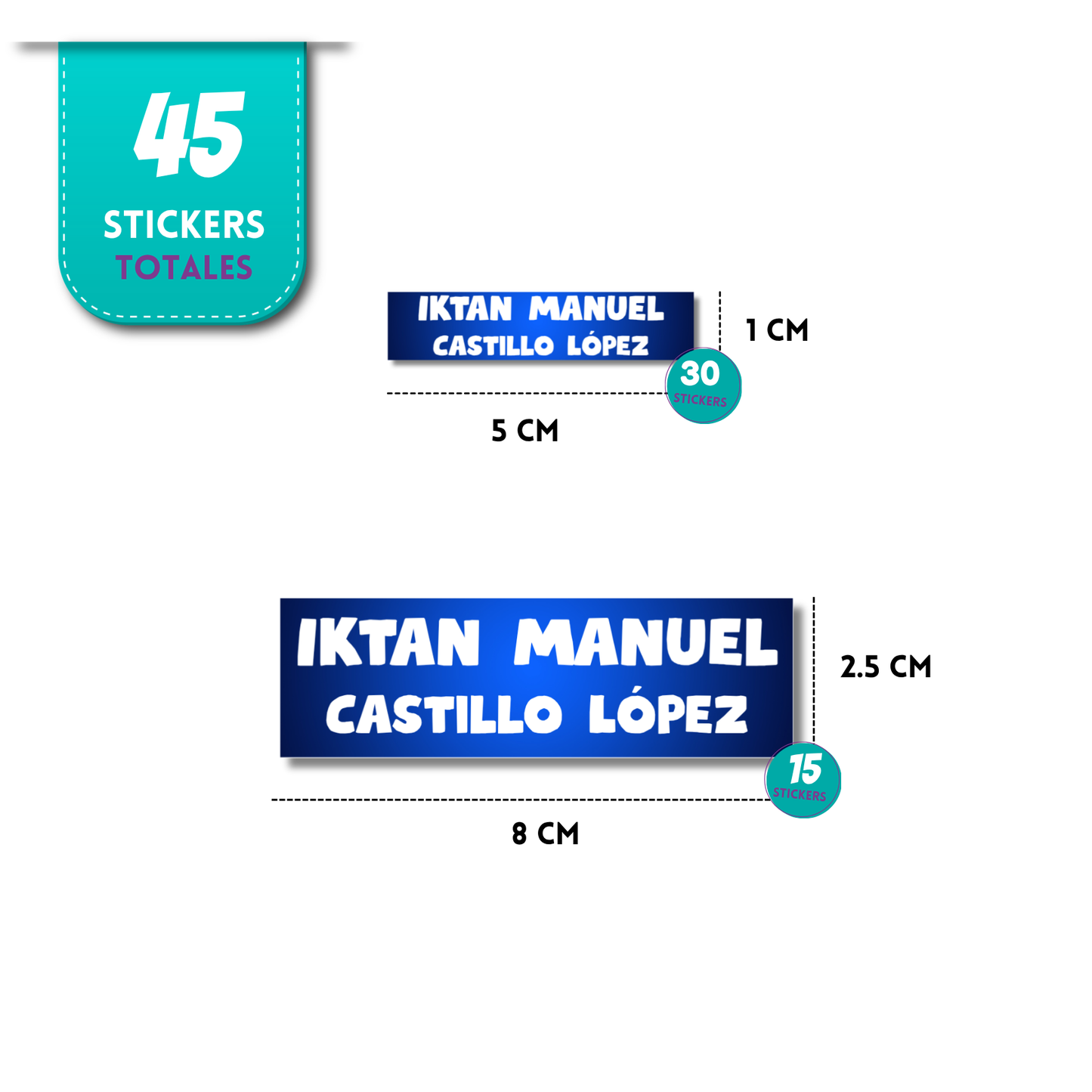 Fondo Azul, etiquetas ropa, personalizadas, textil, DTF