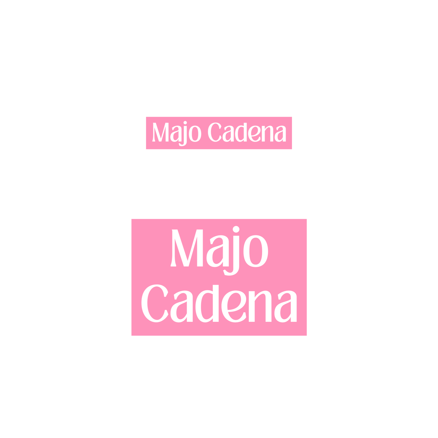 Fondo Rosa letras blancas,Etiquetas para Tuppers y Termos, Resistentes al Agua