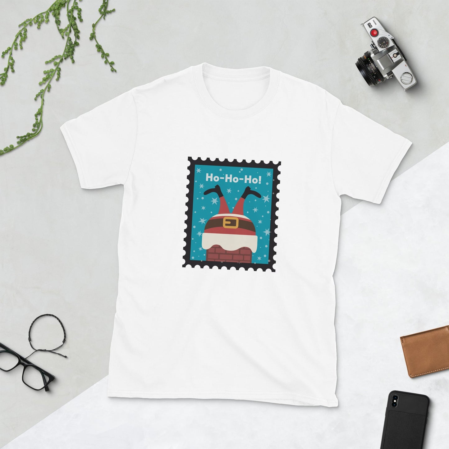 Ho-Ho-Ho! Santa Playera Navidad