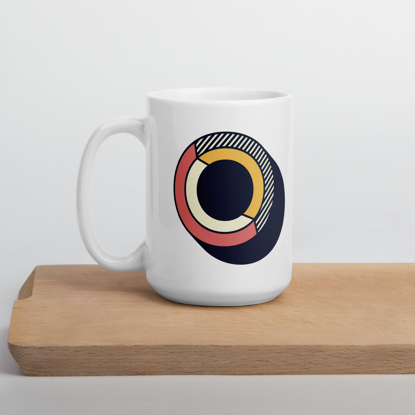 Letras Lineas Retro Taza