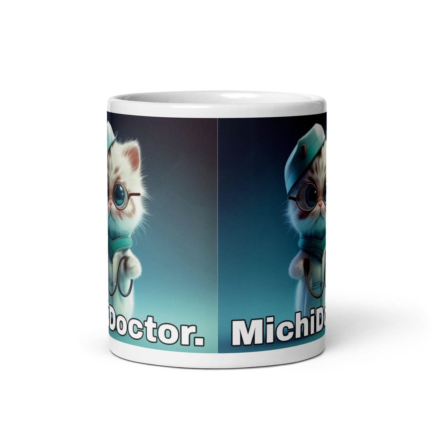 Gato Profesiones Michi Doctor Taza