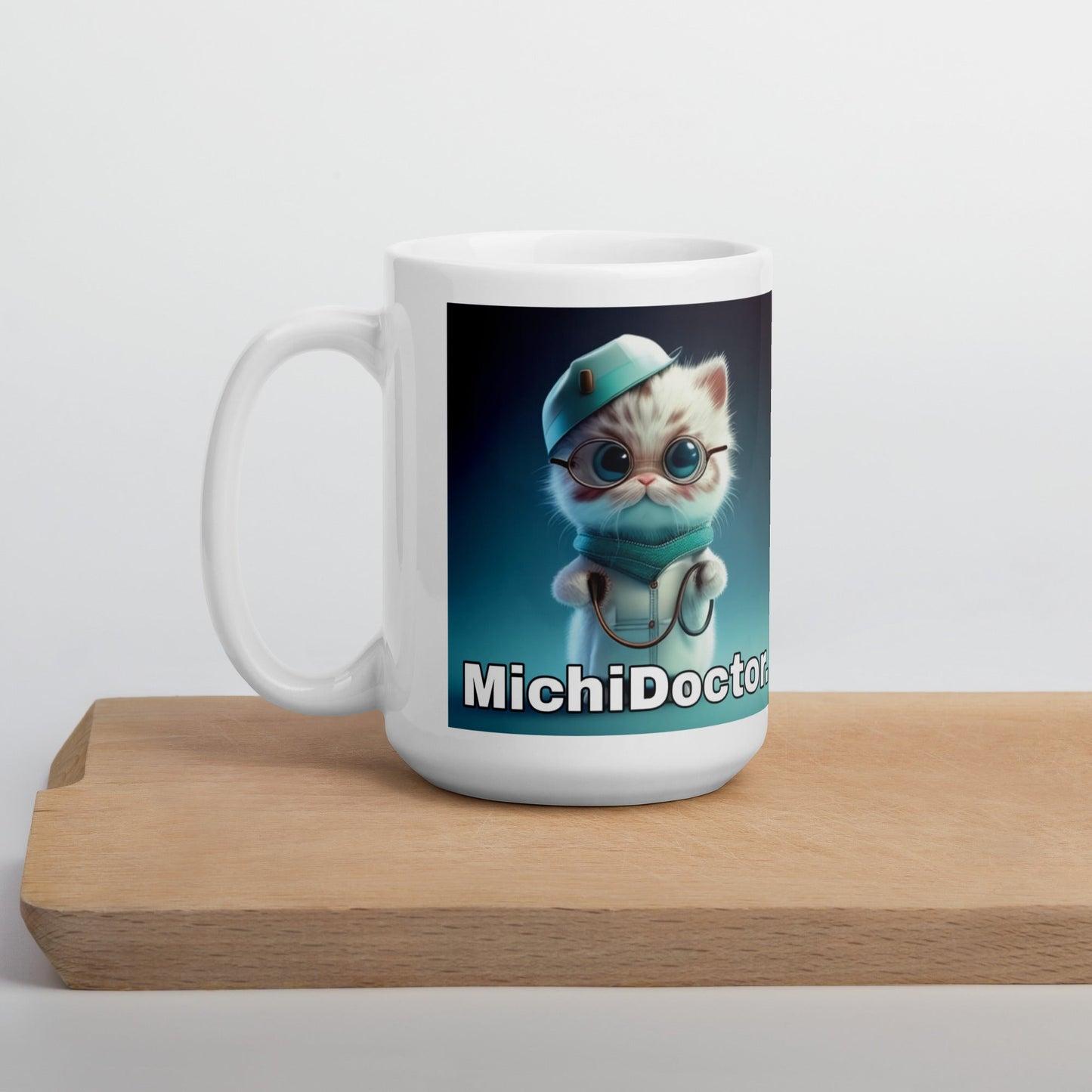 Gato Profesiones Michi Doctor Taza