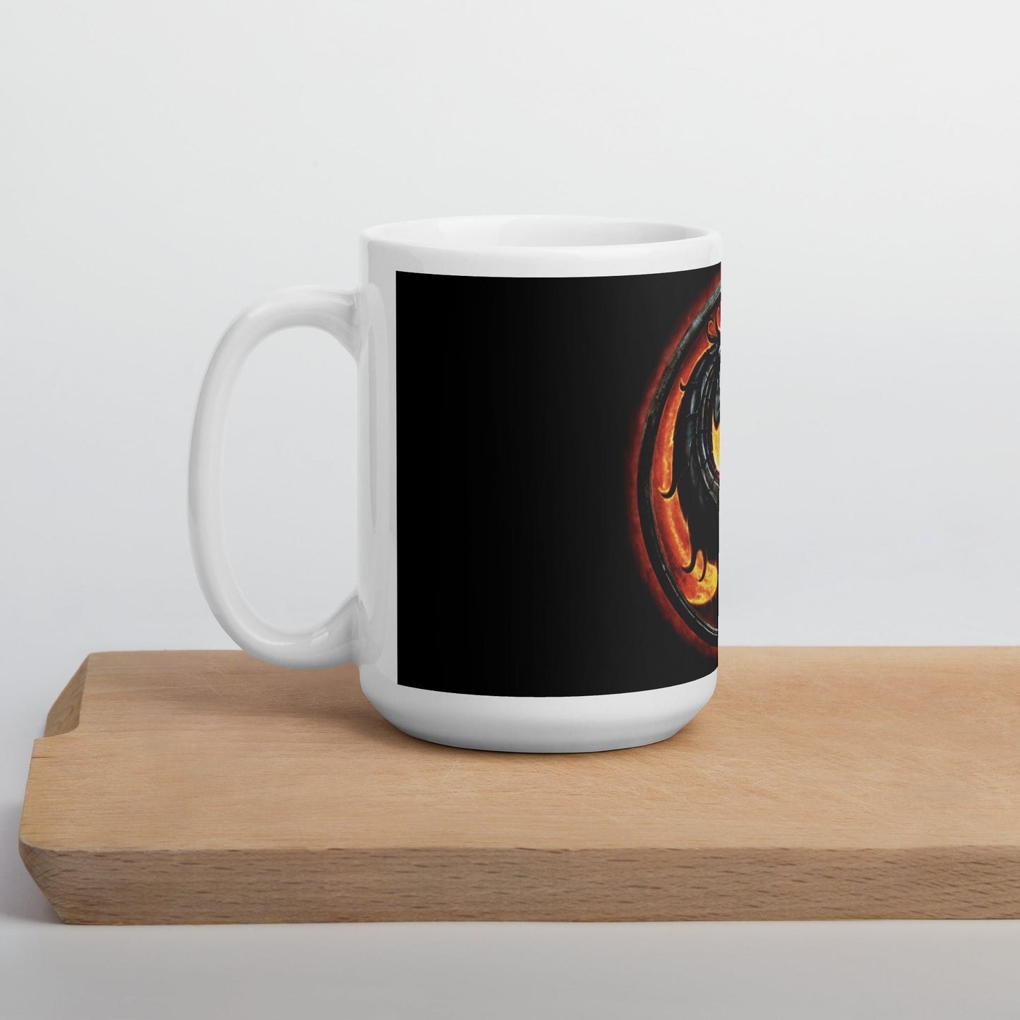 Mortal Kombat Logo Videojuego Taza