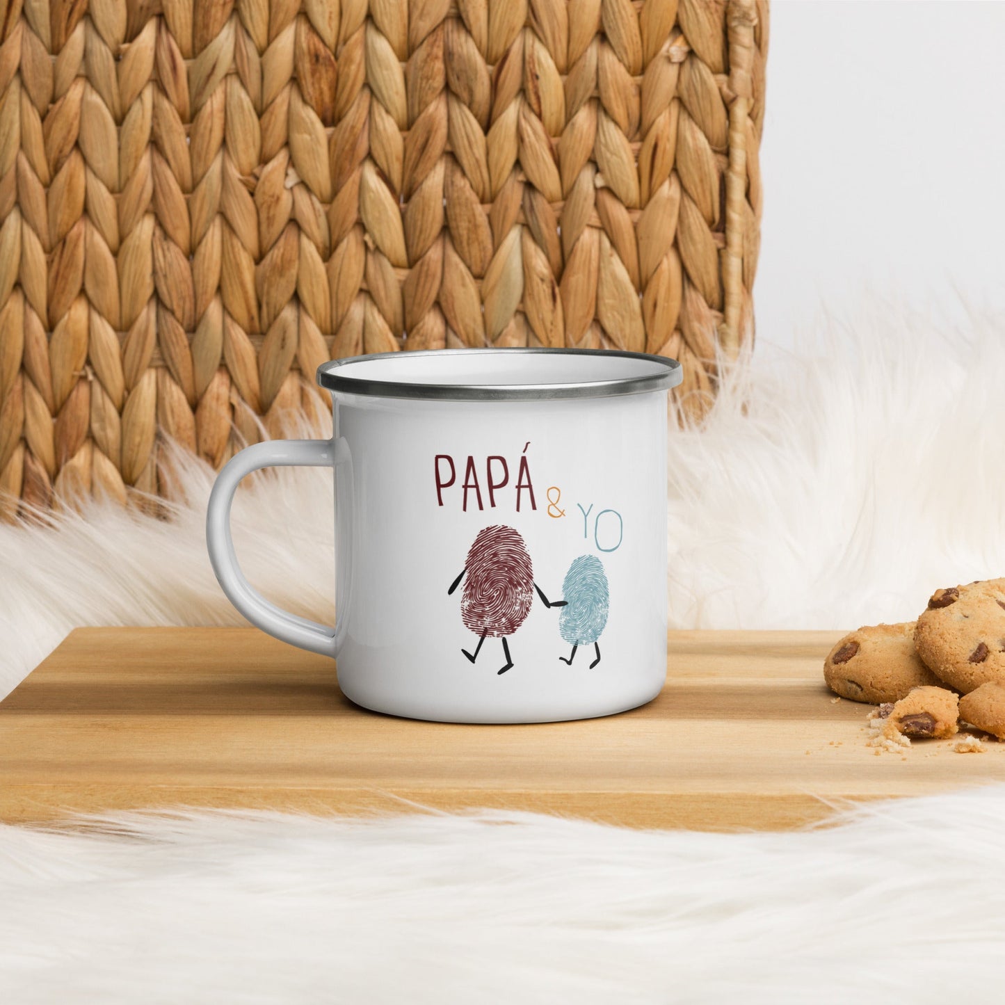 Papá & Yo Huellitas Taza