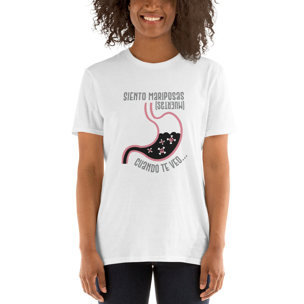 Siento Mariposas (Muertas) Cuando Te Veo Playera Antiamor