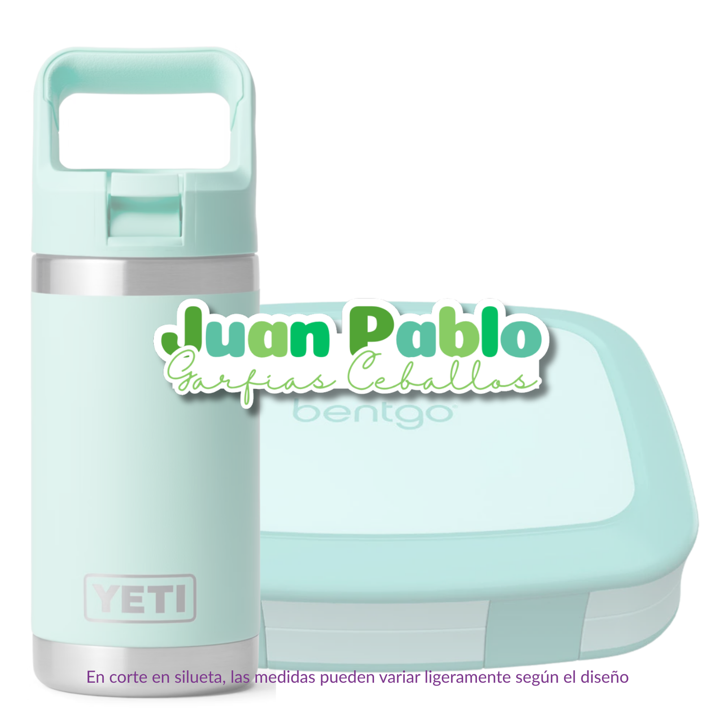 Silueta Nombre y Apellido, etiqueta lavable para tuppers y termos - Kuppani