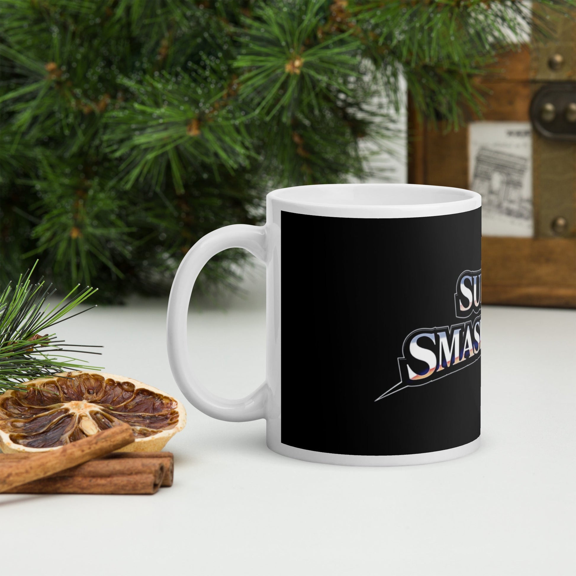Super Smash Bros Logo Videojuego Taza - Kuppani