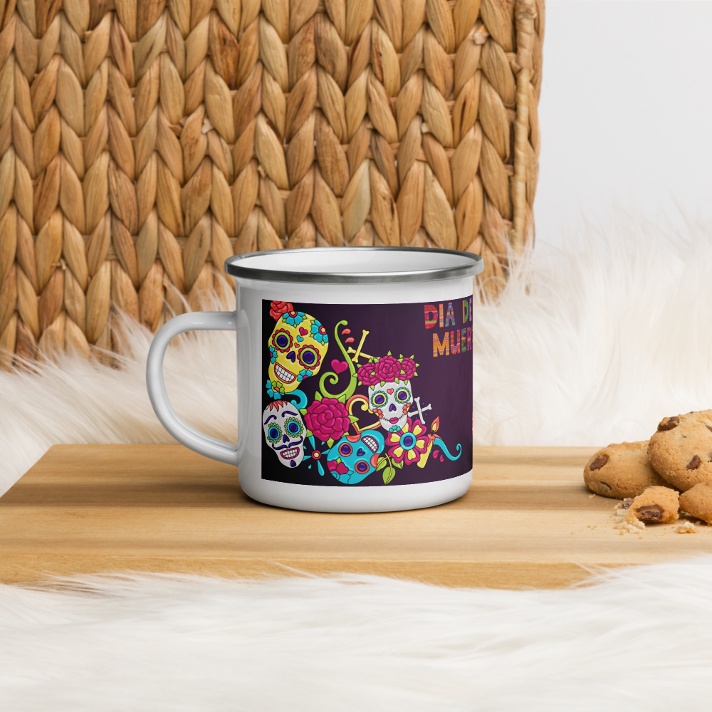 Dia De Muertos Calaveras Taza