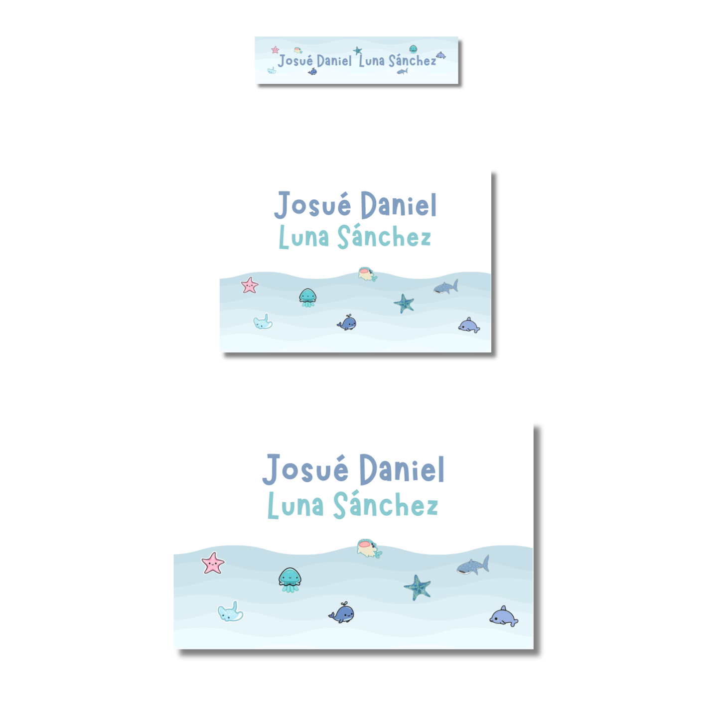 Acuario peces, Etiquetas Escolares Personalizadas Libretas, Libros y Lápices