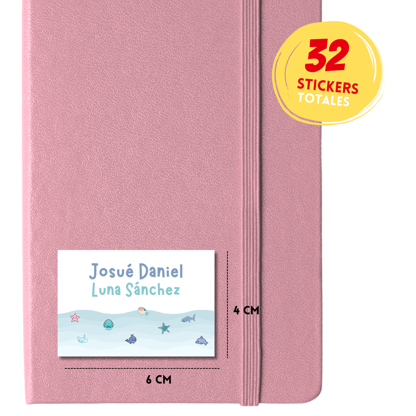 Acuario peces, Etiquetas Escolares Personalizadas Libretas, Libros y Lápices