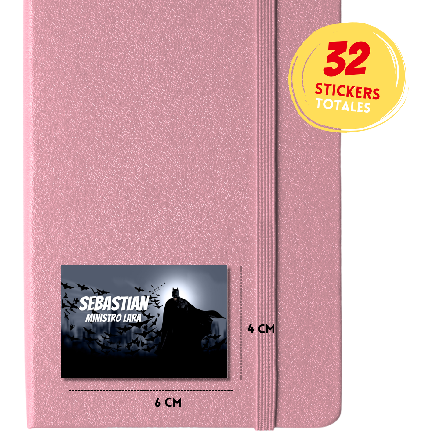 Batman noche etiquetas adhesivas personalizadas tipo stickers