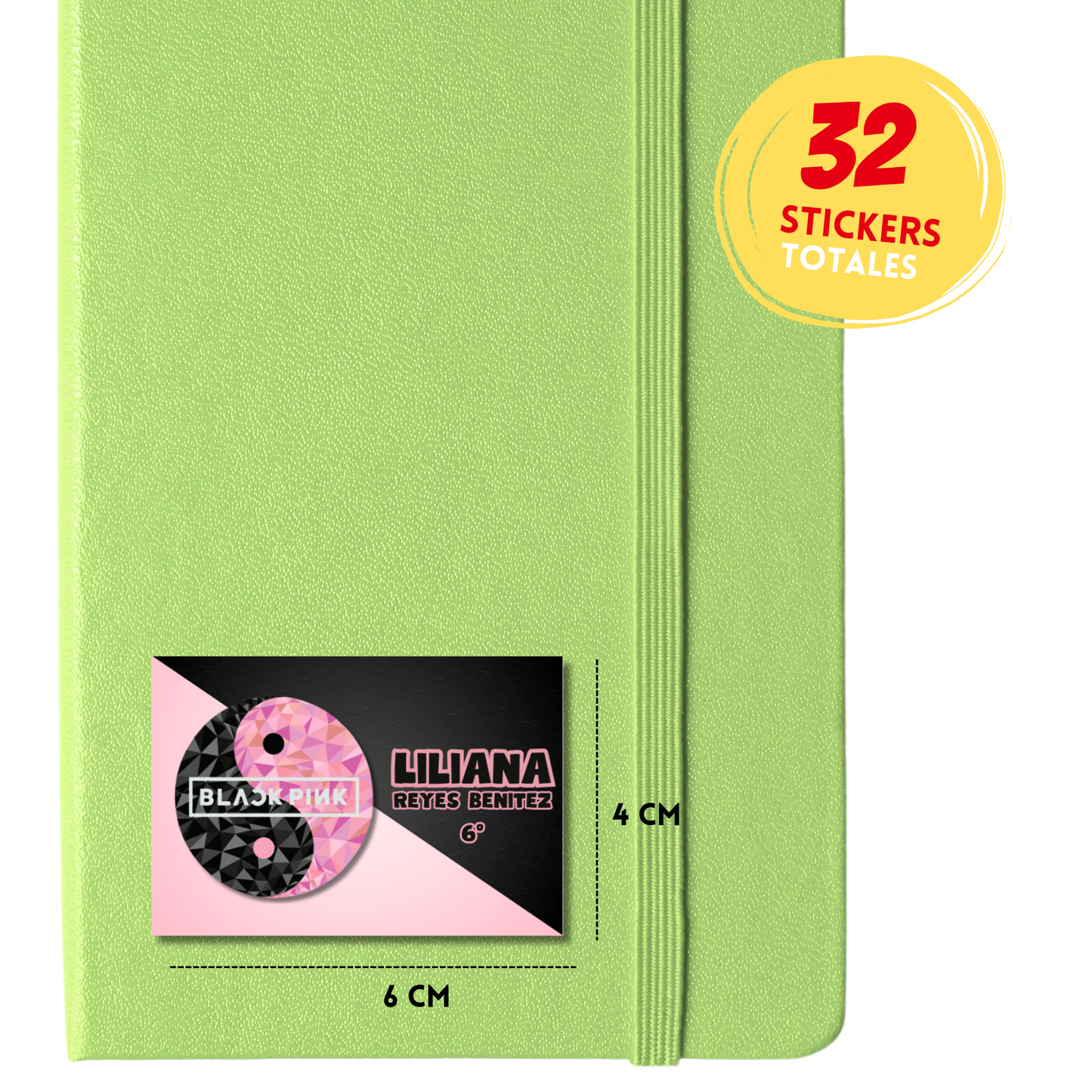 Blackpink etiquetas adhesivas personalizadas tipo stickers