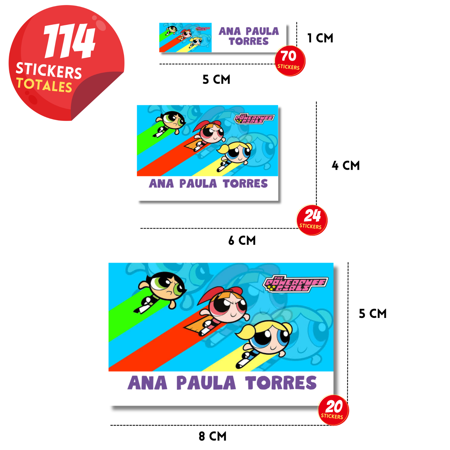 Chicas Súperpoderosas Escolares Personalizadas Libretas, Libros y Lápices