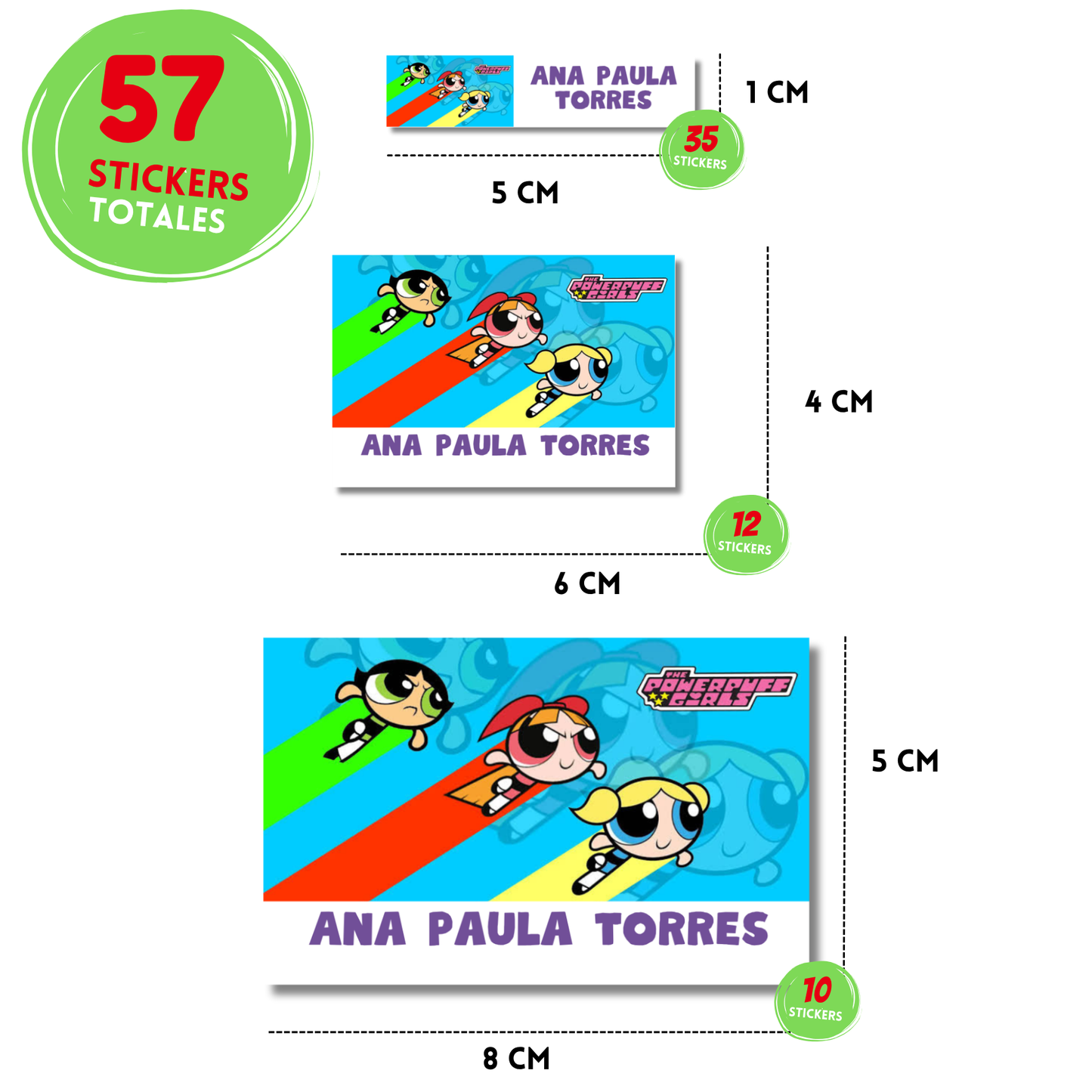 Chicas Súperpoderosas Escolares Personalizadas Libretas, Libros y Lápices