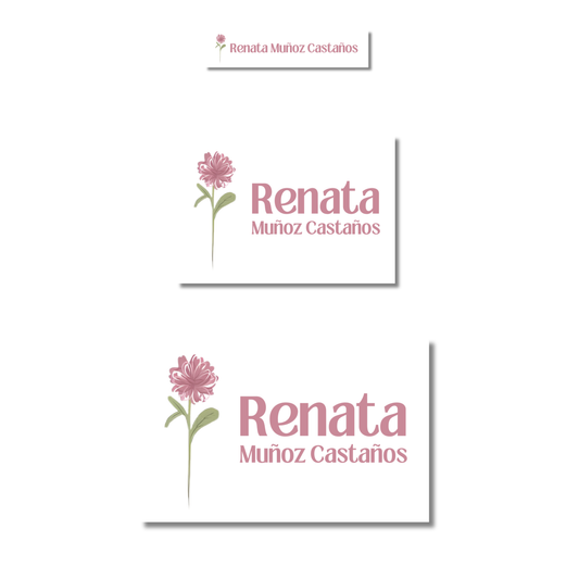 Flor Rosa Aesthetic Etiquetas Escolares Personalizadas Libretas, Libros y Lápices