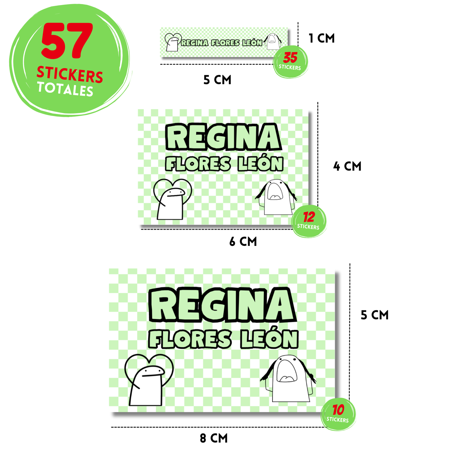 Flork corazón y Flork enloqueciendo Escolares Personalizadas Libretas, Libros y Lápices