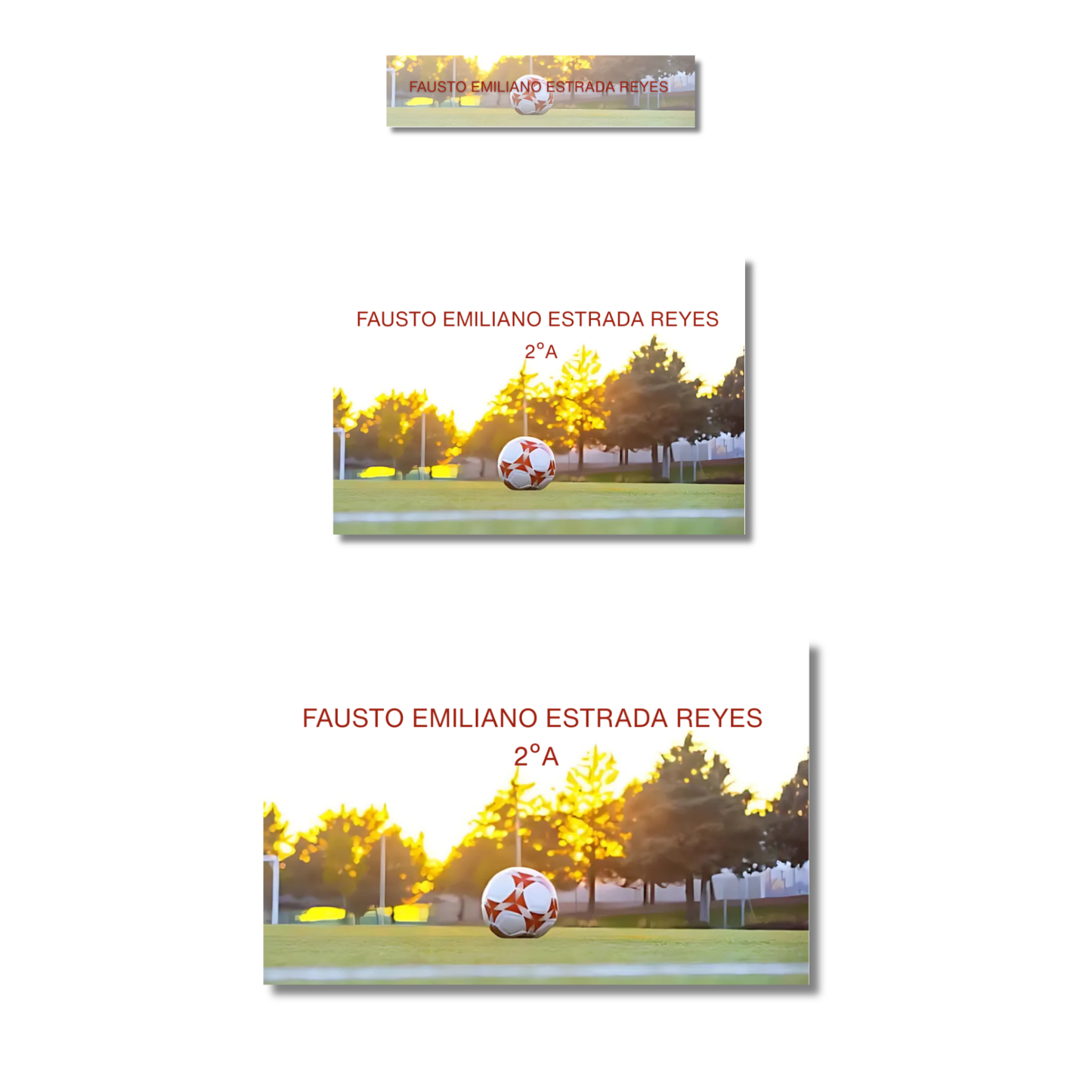 Futbol Balón Rojo, Etiquetas Escolares Personalizadas Libretas, Libros y Lápices