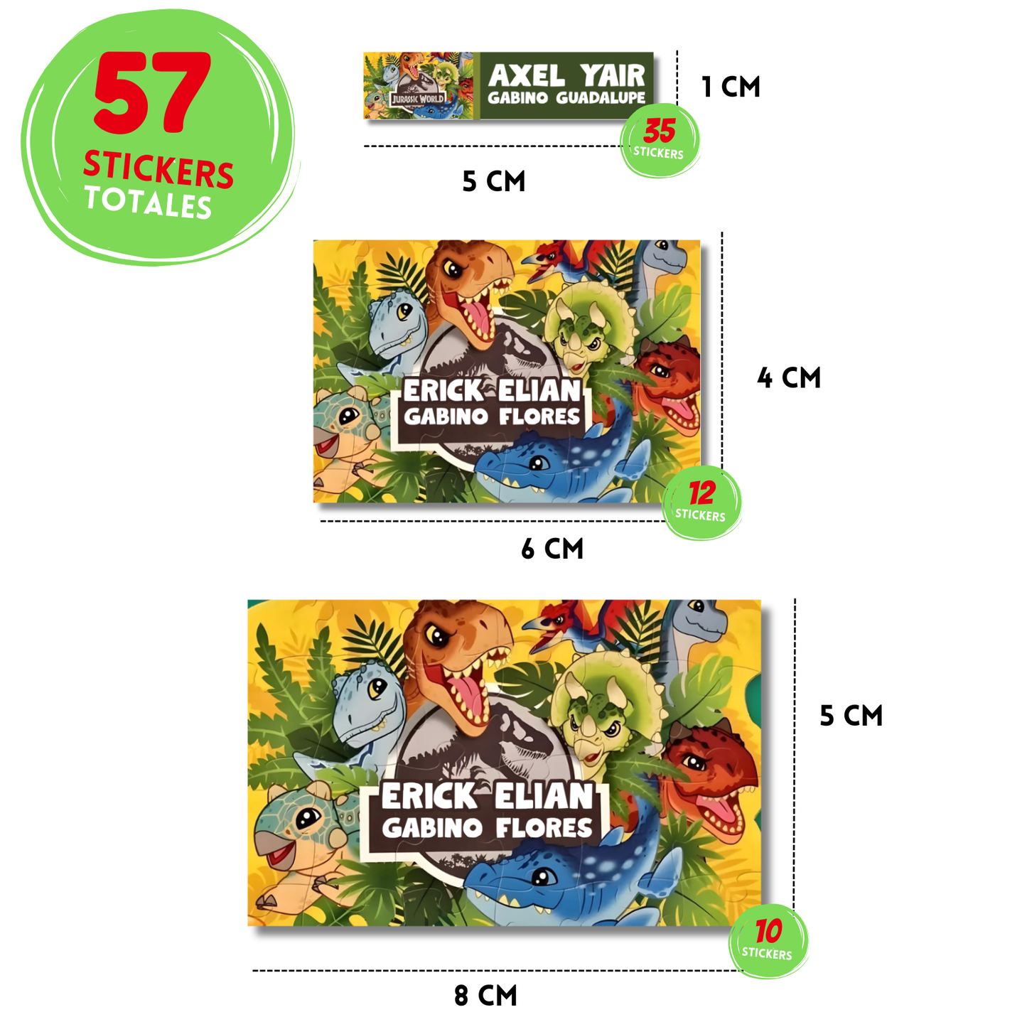 jurassic park animado, Etiquetas Escolares Personalizadas Libretas, Libros y Lápices