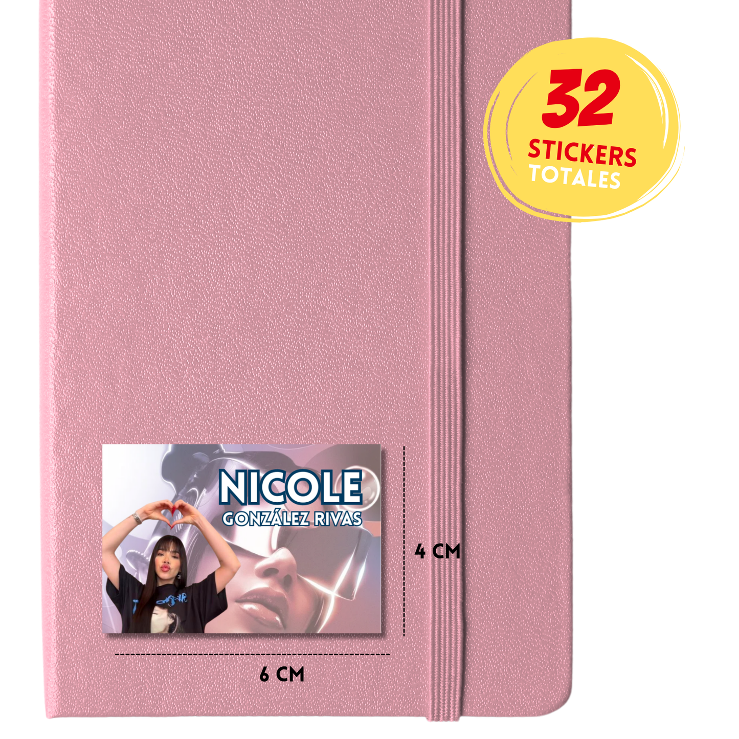 Kenia Os Etiquetas Escolares Personalizadas Libretas, Libros y Lápices