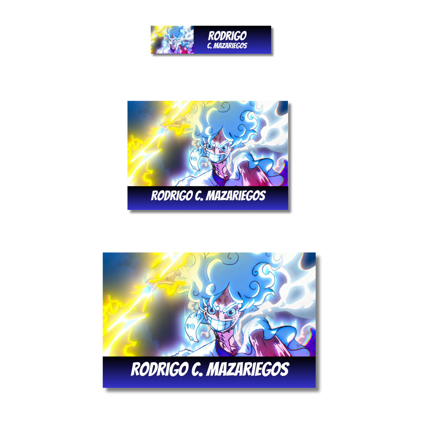 Monkey d´luffy Etiquetas Escolares Personalizadas Libretas, Libros y Lápices