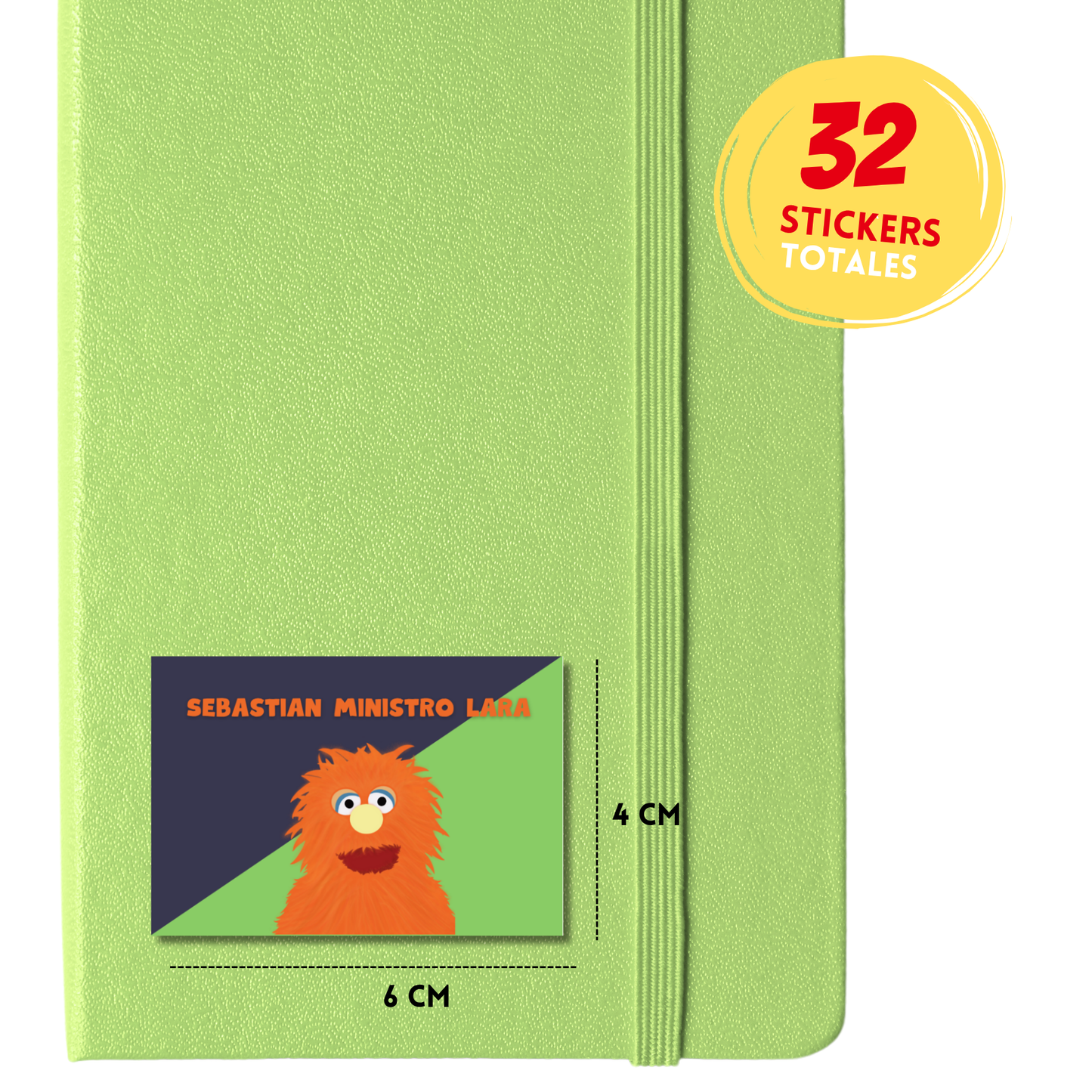 Ms Rachel Herbie Etiquetas Escolares Personalizadas Libretas, Libros y Lápices