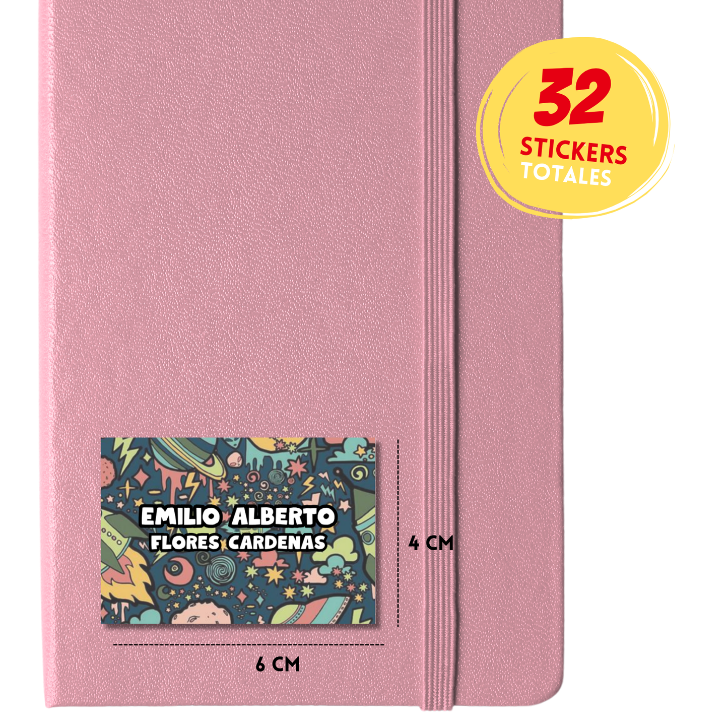 Planetas Universo Etiquetas Escolares Personalizadas Libretas, Libros y Lápices