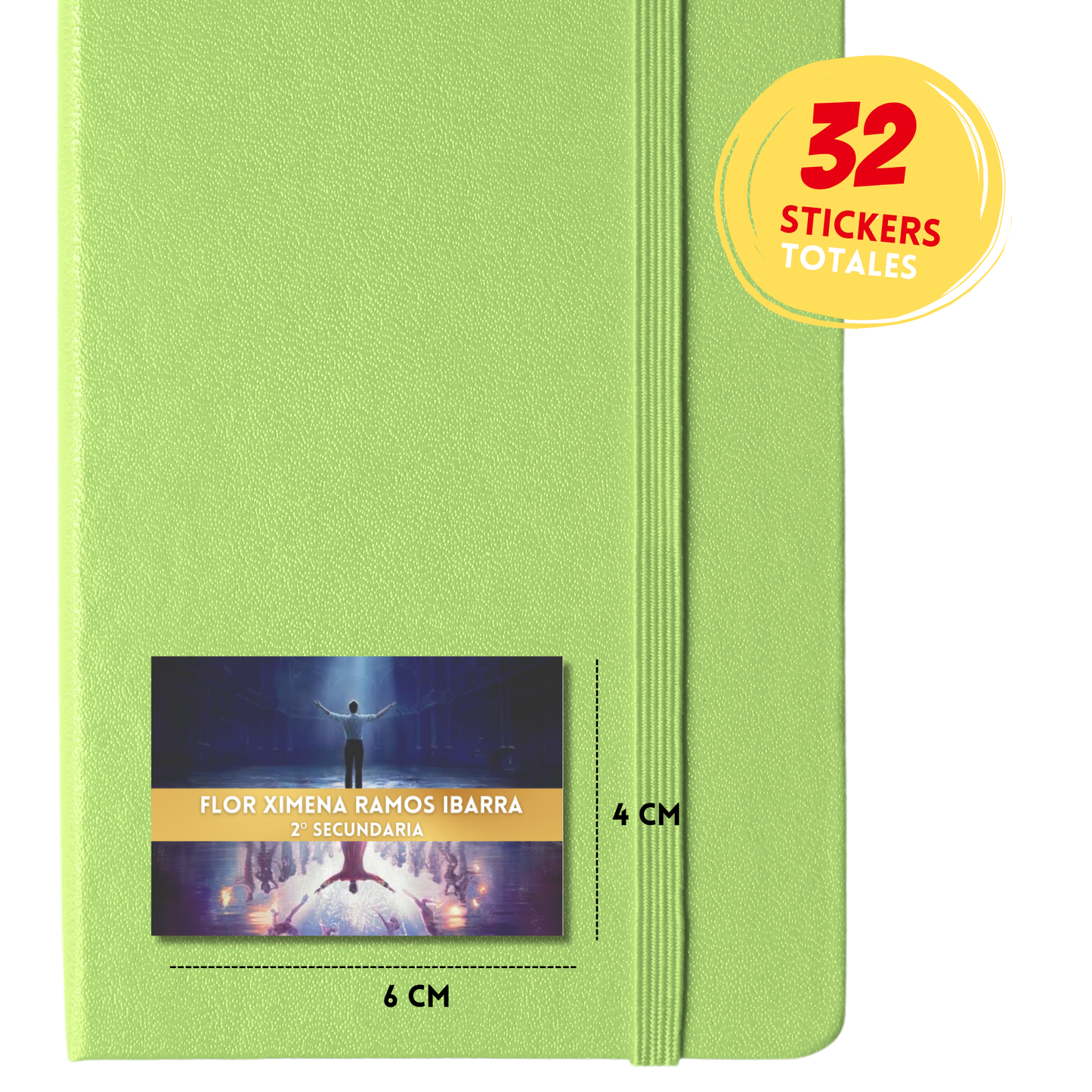 The Greatest Showman Concierto Etiquetas Escolares Personalizadas Libretas, Libros y Lápices