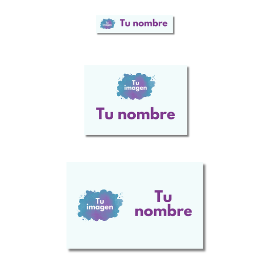 Tu diseño, Etiquetas Escolares Personalizadas Libretas, Libros y Lápices