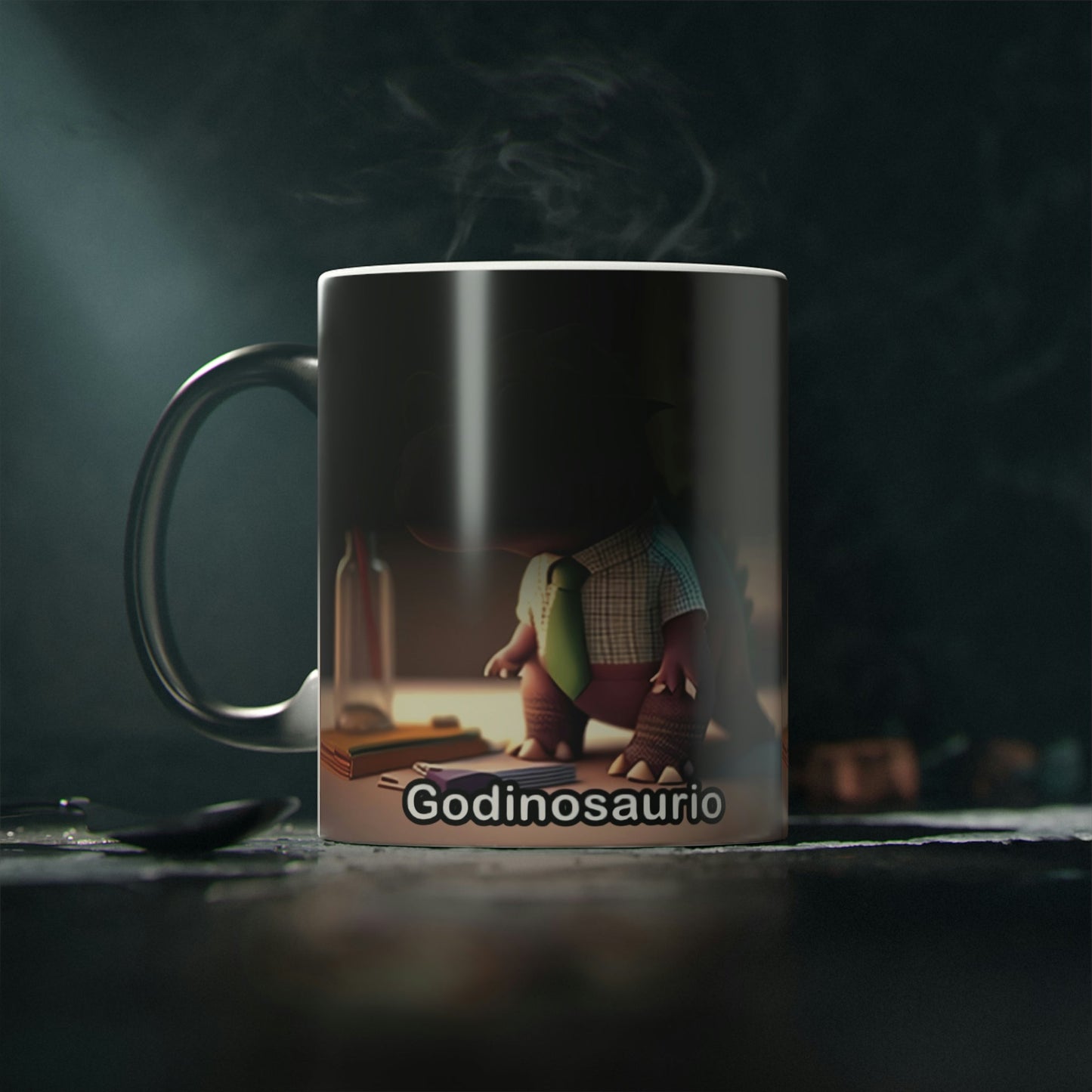 Dino Profesiones Godinosaurio  Taza