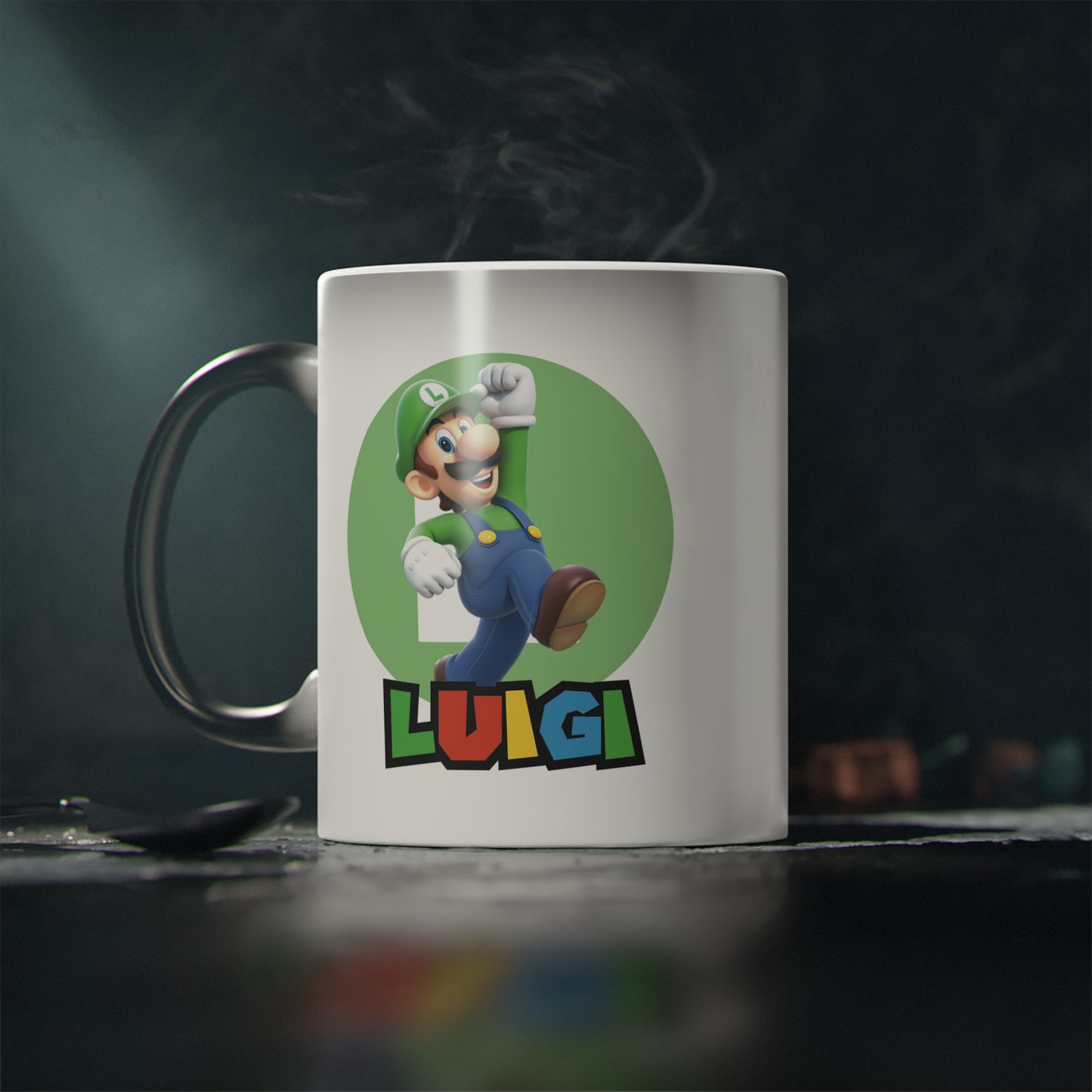 Luigi Loving Plush Gift Kit + Personalized Magic Mug