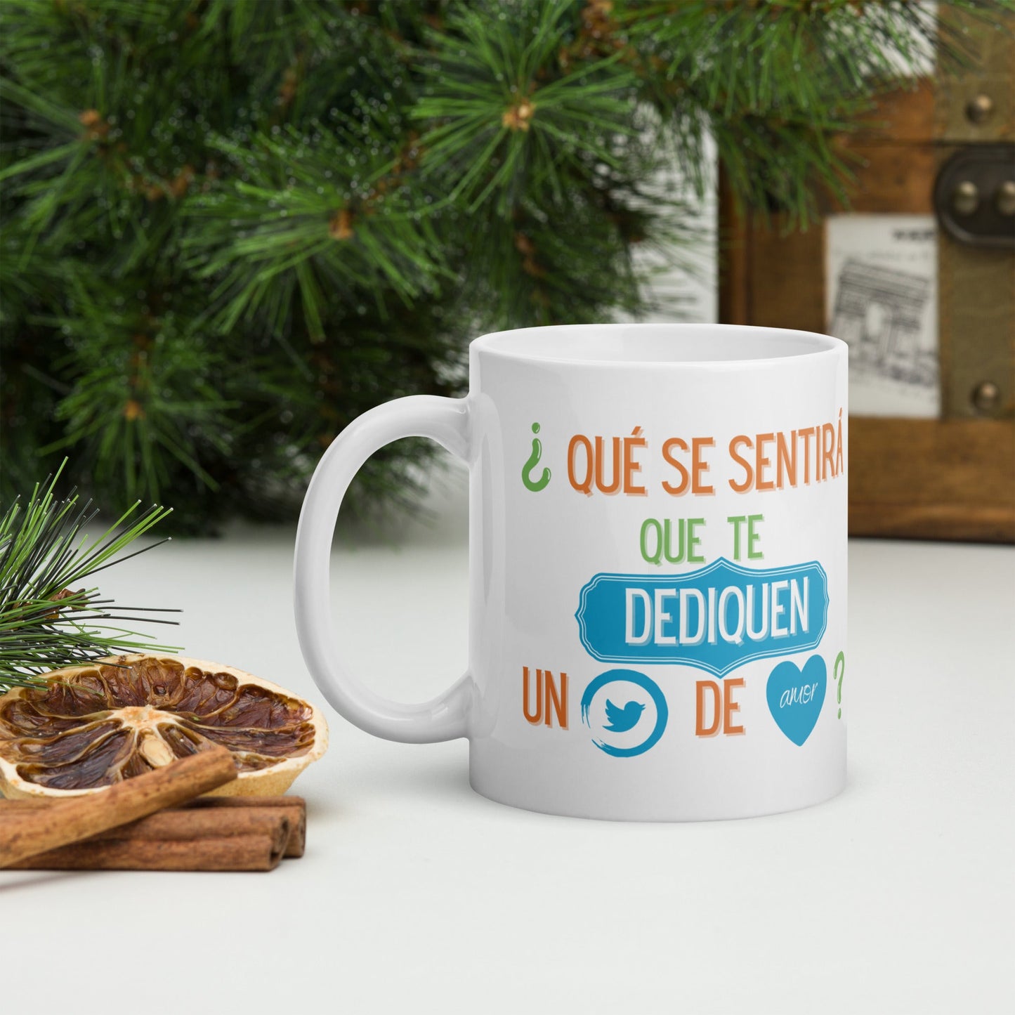 ¿Qué Se Sentirá Que Te Dediquen Un Twitter De Amor? Taza