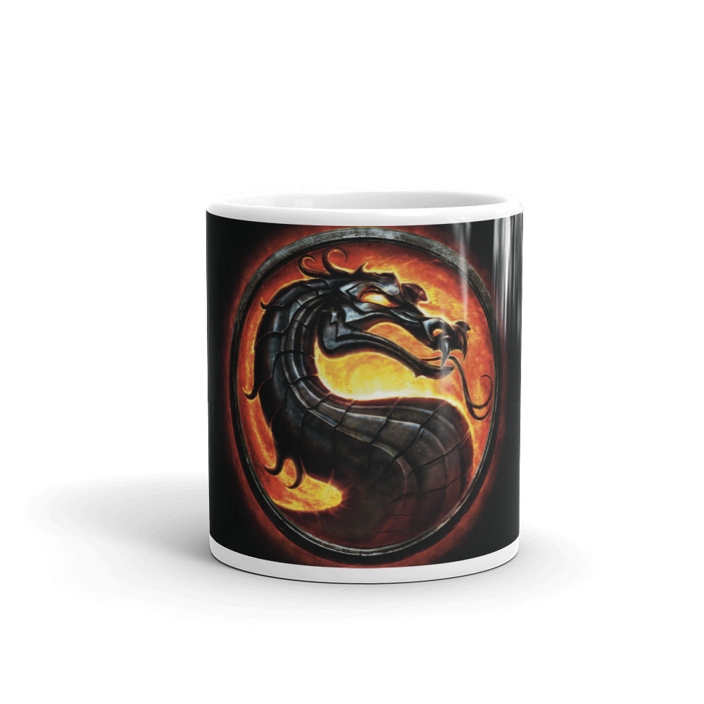 Mortal Kombat Logo Videojuego Taza