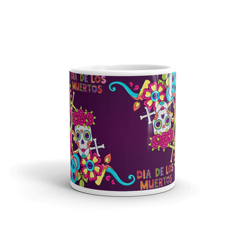Dia De Muertos Calaveras Taza