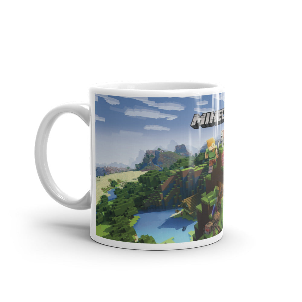 Minecraft Steve y Alex Videojuego Taza