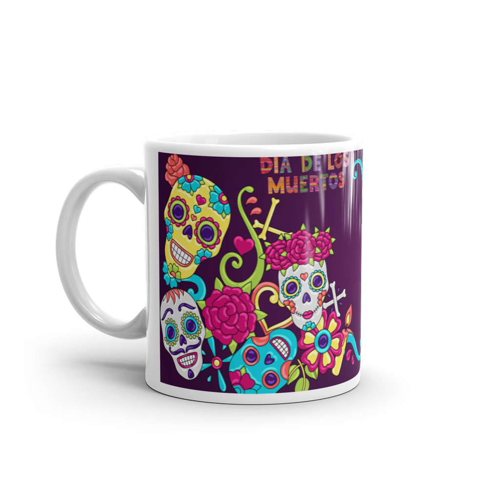 Dia De Muertos Calaveras Taza