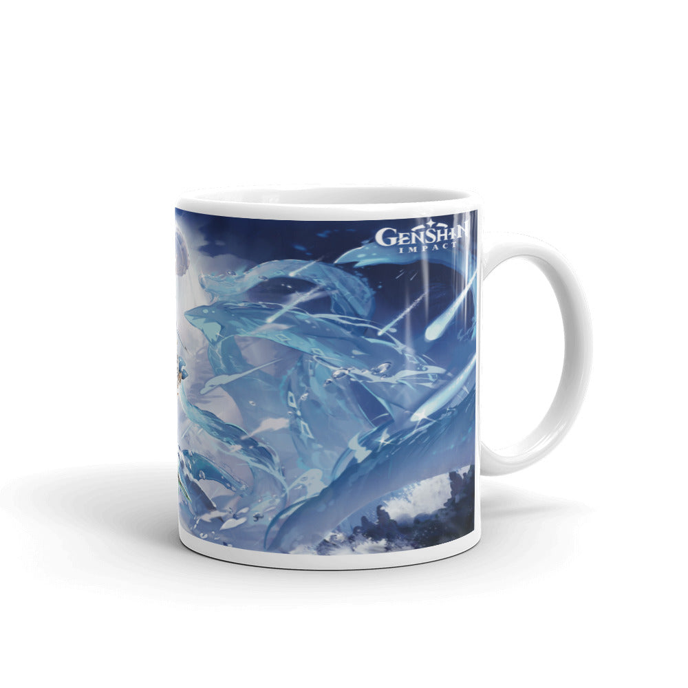 Genshin Impact Oceanic Defender Videojuego Taza