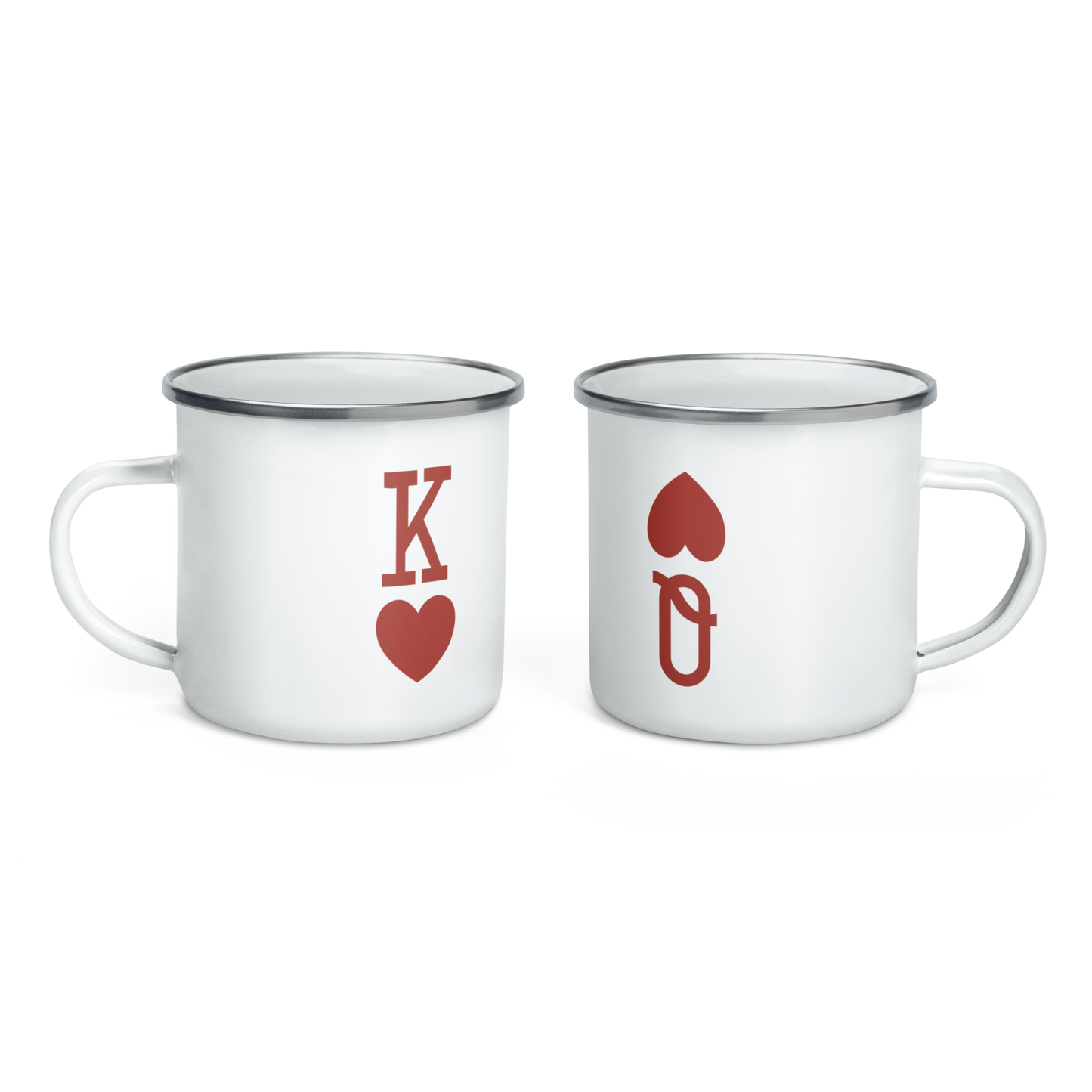 King &amp; Queen of Hearts Couple Kit Mugs 