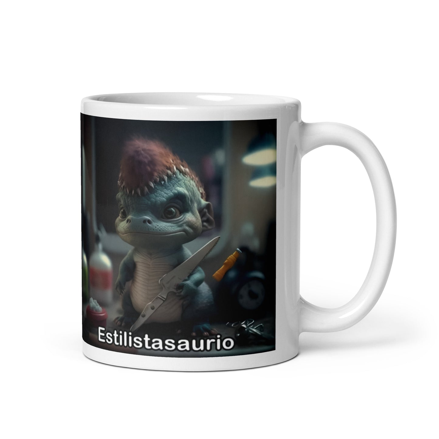 Dino Professions Stylistsaurus Mug
