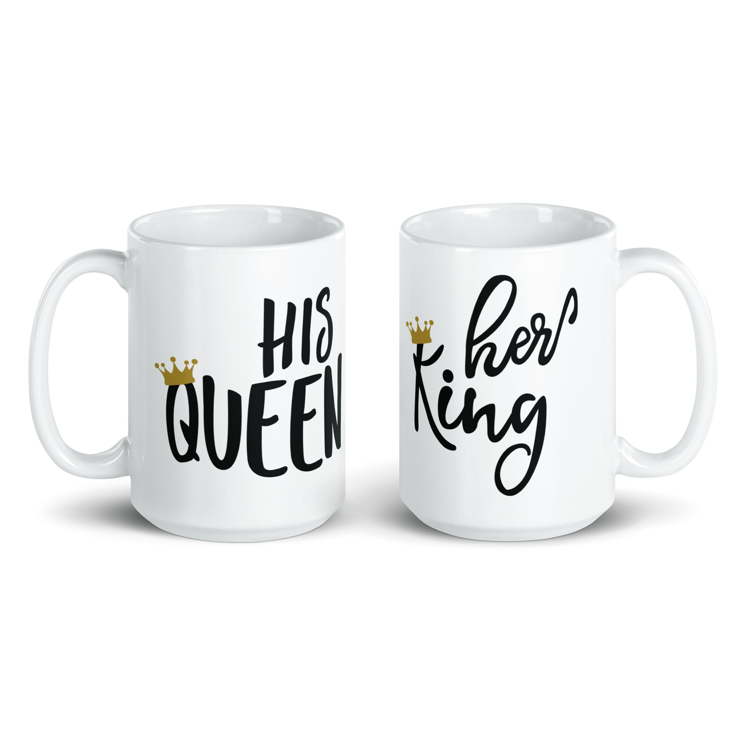His Queen, Her King Couple Kit Mugs 
