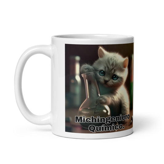 Cat Professions Michi Chemical Engineer Mug