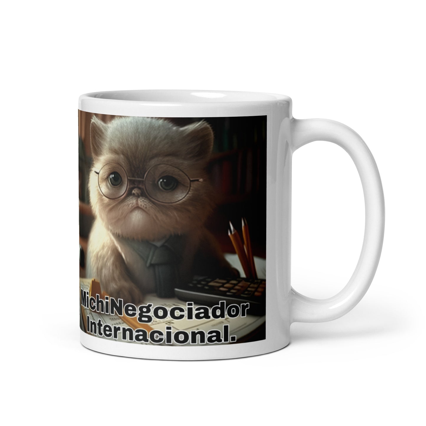 Cat Professions Michi International Negotiator Mug