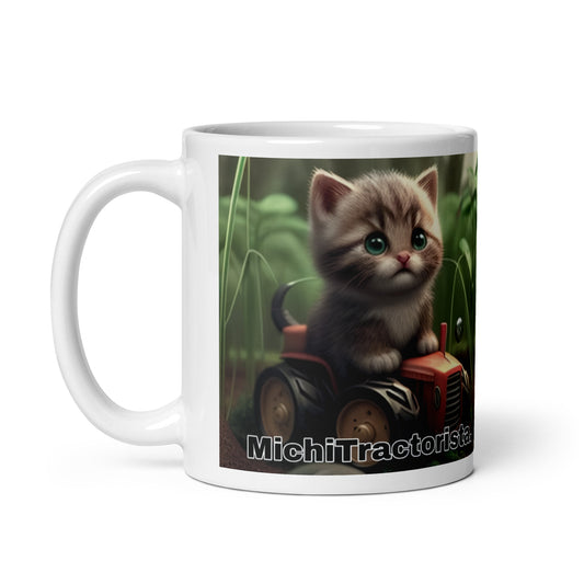 Cat Professions Michi Tractorist Mug