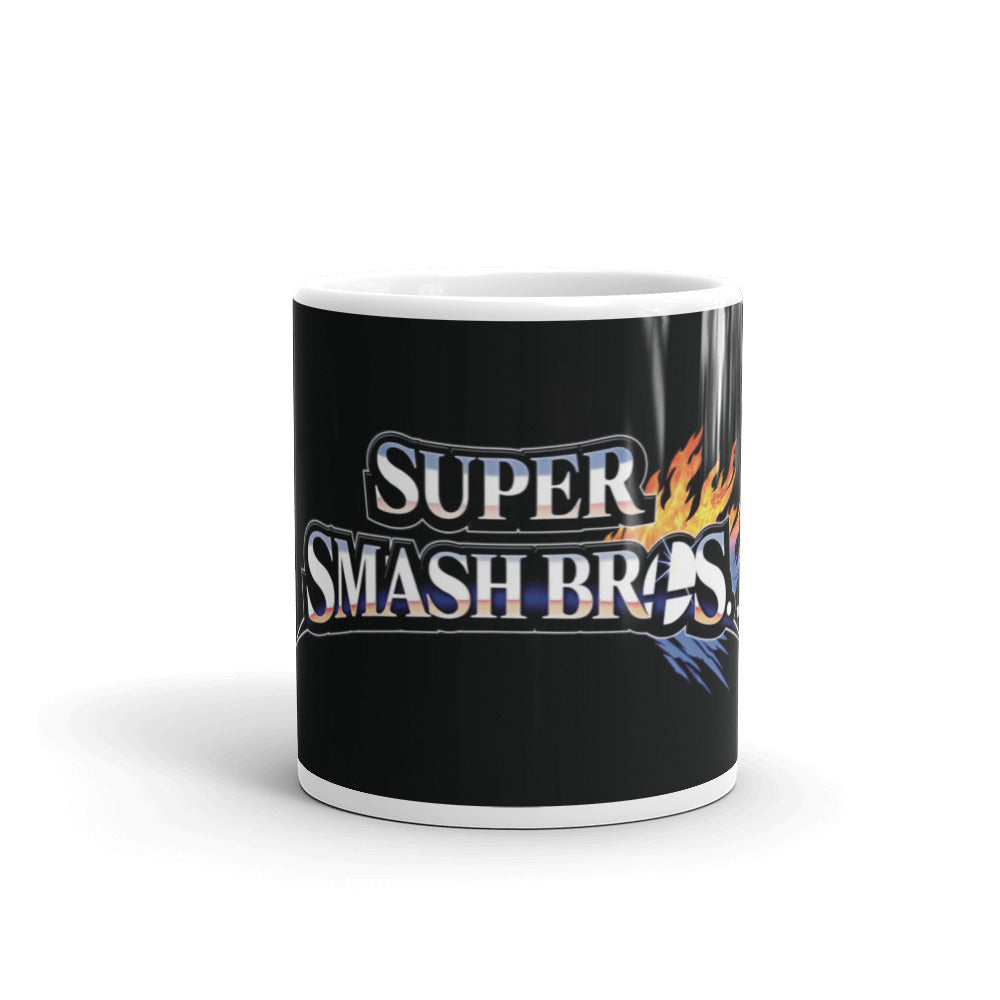 Super Smash Bros Logo Video Game Mug 