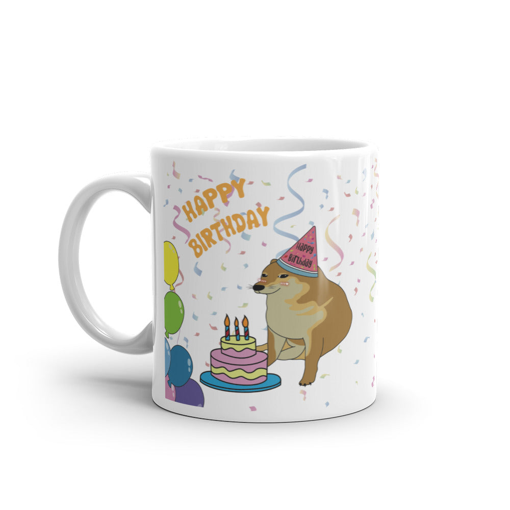 Cheems Birthday Mug