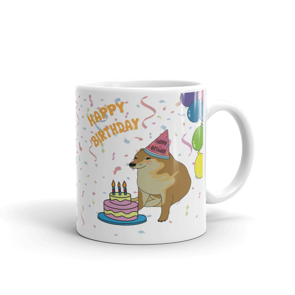 Cheems Birthday Mug